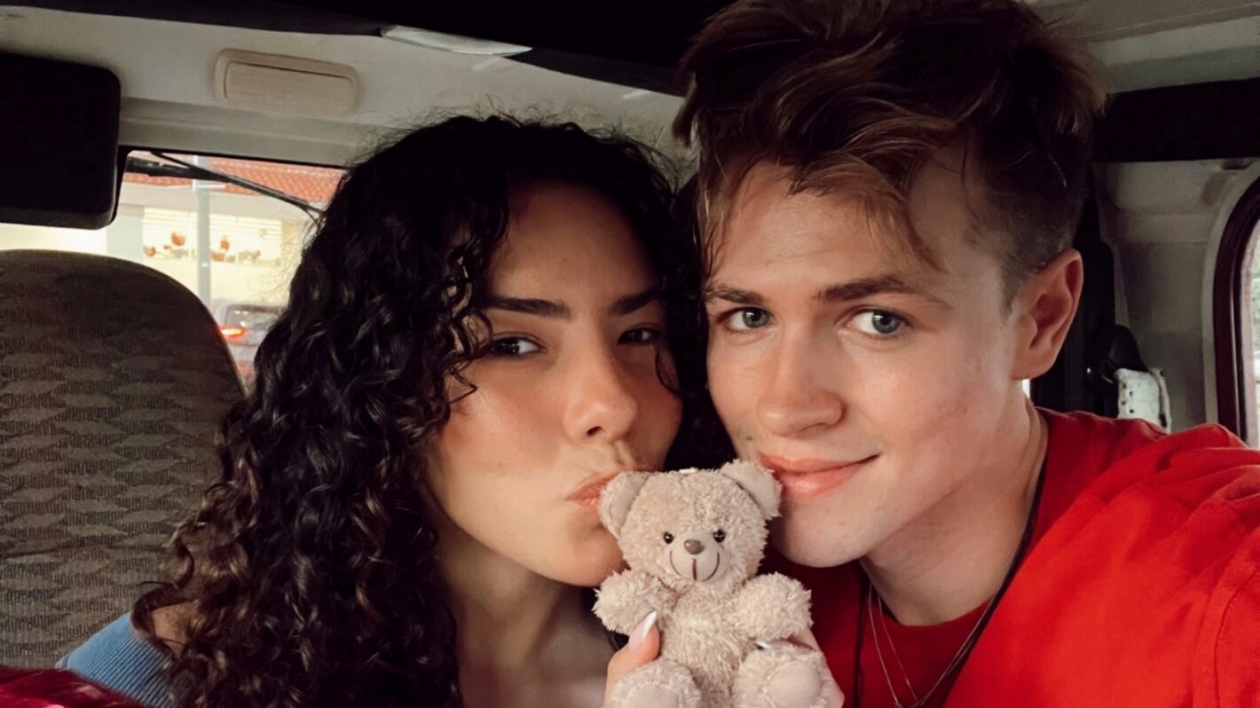 Lewis Kelly of 'Survivor' with wife Andrea Camila