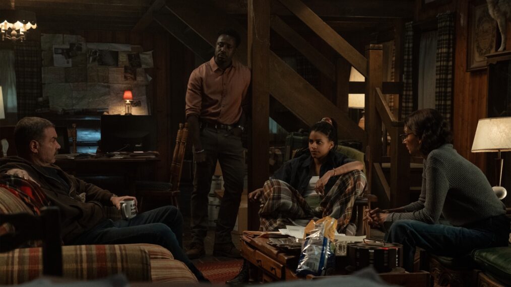Liev Schreiber, Gary Carr, Zazie Beetz, and Poorna Jagannathan, 'Nocturne,' Season 1, Apple TV, premieres October 30, 2026.