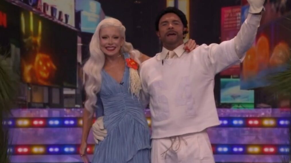 Kelly Ripa as Lady Gaga & Mark Consuelos as Bad Bunny, 'Live With Kelly and Mark' Halloween, October 30, 2026.