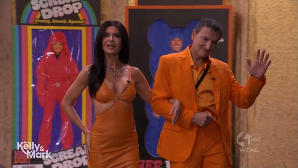 Lisa Rinna & Michael Gelman as Kylie Jenner & Timothée Chalamet, 'Live With Kelly and Mark' Halloween, October 30, 2026.