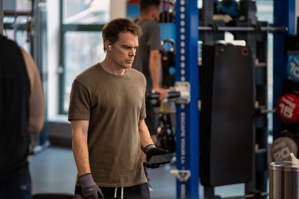Michael C. Hall as Dexter Morgan in Dexter: Resurrection, episode 2, season 2, streaming on Paramount+, 2026. Photo Credit: Matt Infante/Paramount+.