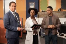 Michael Weatherly, Diona Reasonover, and Wilmer Valderrama, 'NCIS,' Season 24, Episode 1, CBS, premieres October 6, 2026.