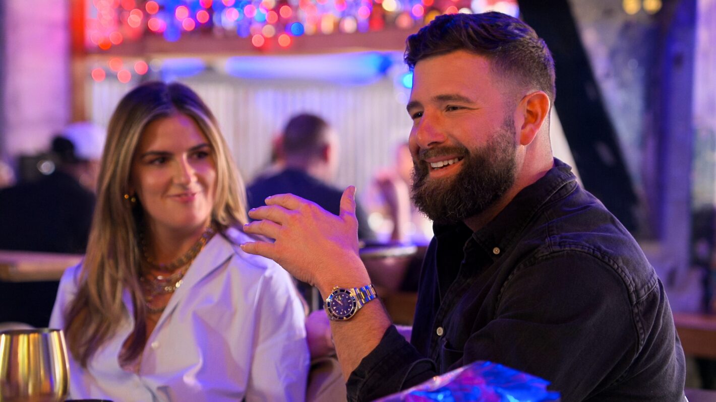 Michaella Giorgio, Rob Feeley in episode 118 of Love Is Blind