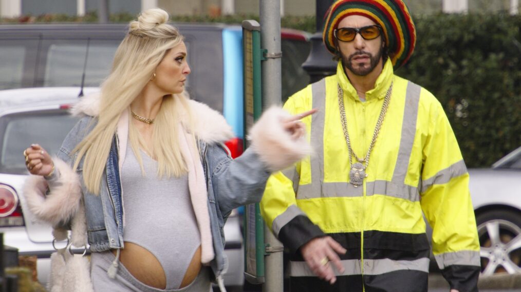 Morgana Robinson and Sacha Baron Cohen, 'Ali G: Who Iz I?' Prime Video, October 28, 2026.