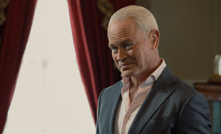 Neal McDonough as Cal Thresher in Tulsa King, season 4, streaming on Paramount+, 2026. Photo Credit: Steve Swisher/Paramount+