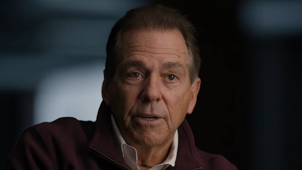 Nick Saban, 'Saban' trailer, ESPN, premieres October 8, 2026.