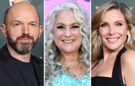 Paul Scheer and June Diane Raphael at the 78th Emmy Awards Night 2 held at Peacock Theater on September 06, 2026 in Los Angeles, California. (Photo by JC Olivera/Variety via Getty Images); HOLLYWOOD, CALIFORNIA - APRIL 23: Marta Kauffman attends the Los Angeles Special FYC Event For Netflix's "Grace And Frankie" at NeueHouse Los Angeles on April 23, 2022 in Hollywood, California. (Photo by JC Olivera/FilmMagic)