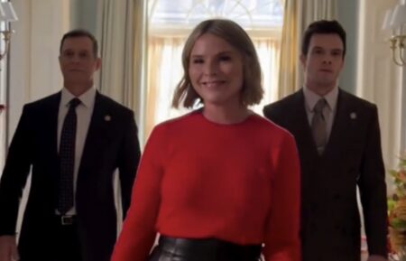 Peter Krause, Jenna Bush Hager, and Tommy O'Brien, Instagram, September 28, 2026.