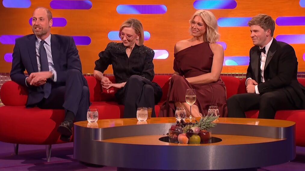 Prince William, Cate Blanchett, Hannah Waddingham, and Robert Irwin, 'The Graham Norton Show,' BBC America, airs October 29, 2026.