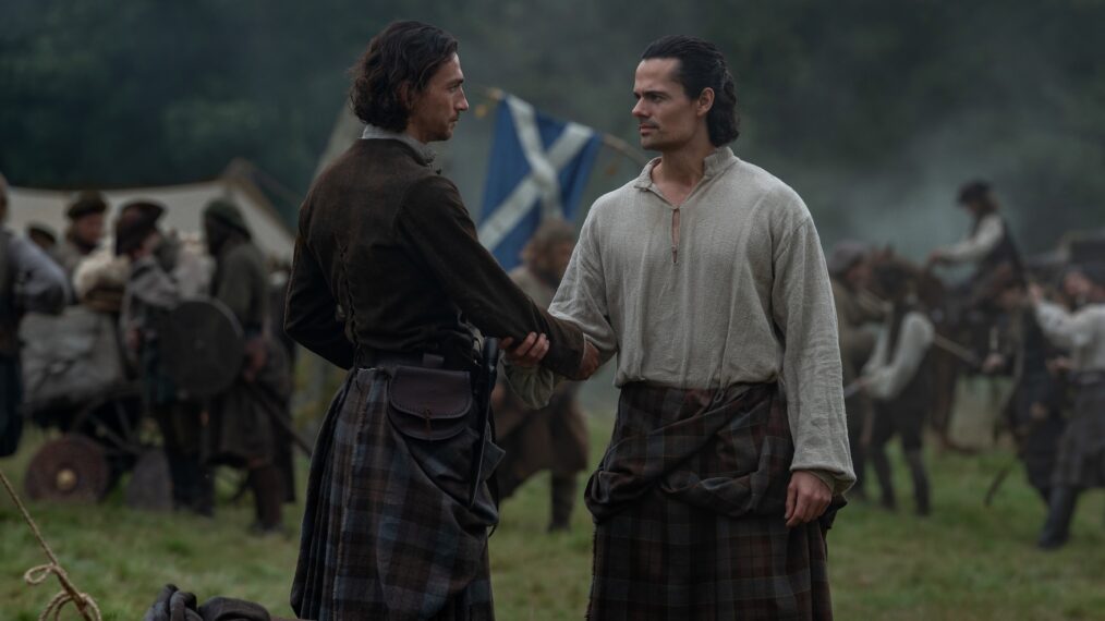 Rory Alexander and Jamie Roy, 'Outlander: Blood of My Blood,' Season 2, Episode 5, Starz, October 14, 2026.