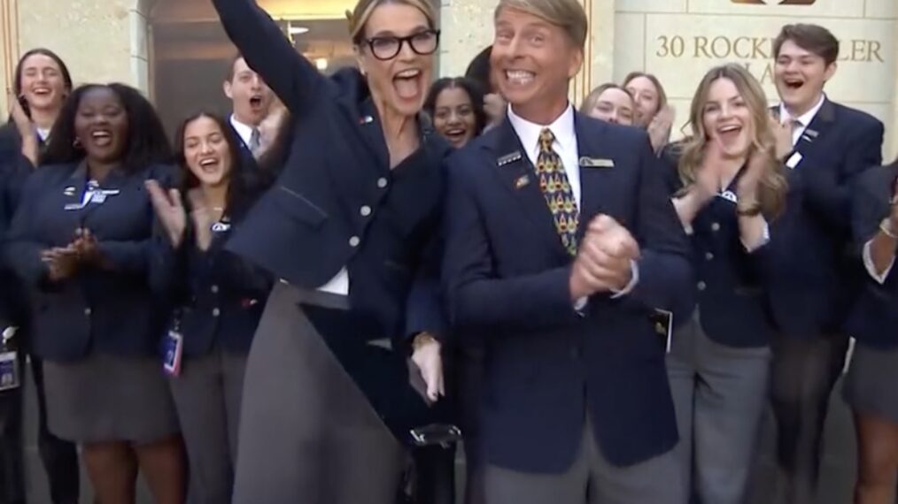 Savannah Guthrie and Jack McBrayer, 'Today' Halloween, October 30, 2026.