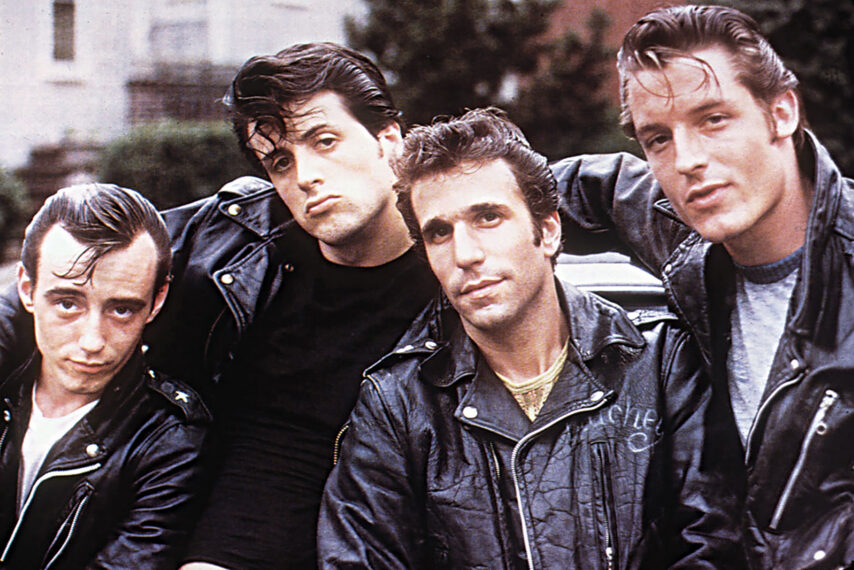 THE LORDS OF FLATBUSH, Paul Mace, Sylvester Stallone, Henry Winkler, Perry King, 1974
