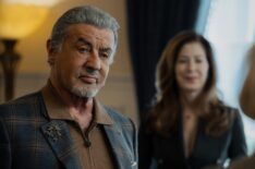 Sylvester Stallone and Dana Delany, 'Tulsa King,' Season 4, Episode 1, Paramount+, October 16, 2026.