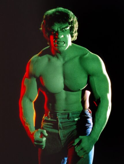 Lou Ferrigno as The Hulk.