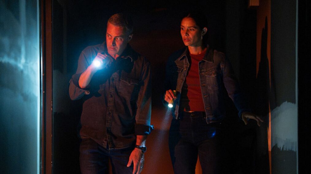 Taylor Kinney and Miranda Rae Mayo, 'Chicago Fire,' Season 15, Episode 4, NBC, October 28, 2026.