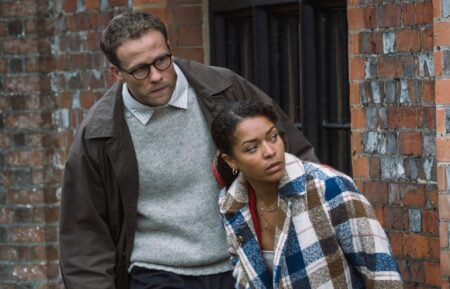 JOSH DYLAN as Tommy and ANTONIA THOMAS as Tuppence