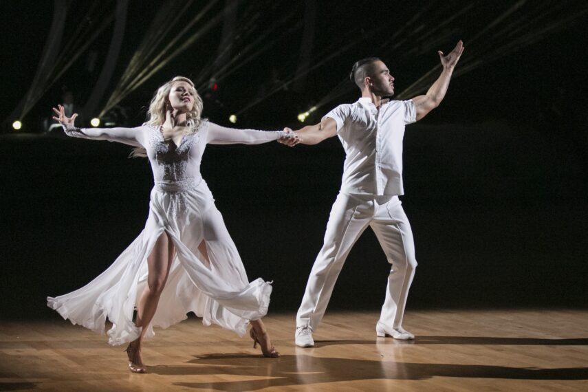 Witney Carson and Carlos PenaVega, 'Dancing With the Stars,' Season 21, Episode 6, ABC, October 5, 2015.
