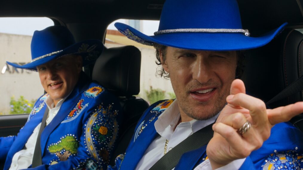 Woody Harrelson and Matthew McConaughey, 'Brothers,' Season 1, Episode 5, Apple TV, October 14, 2026.