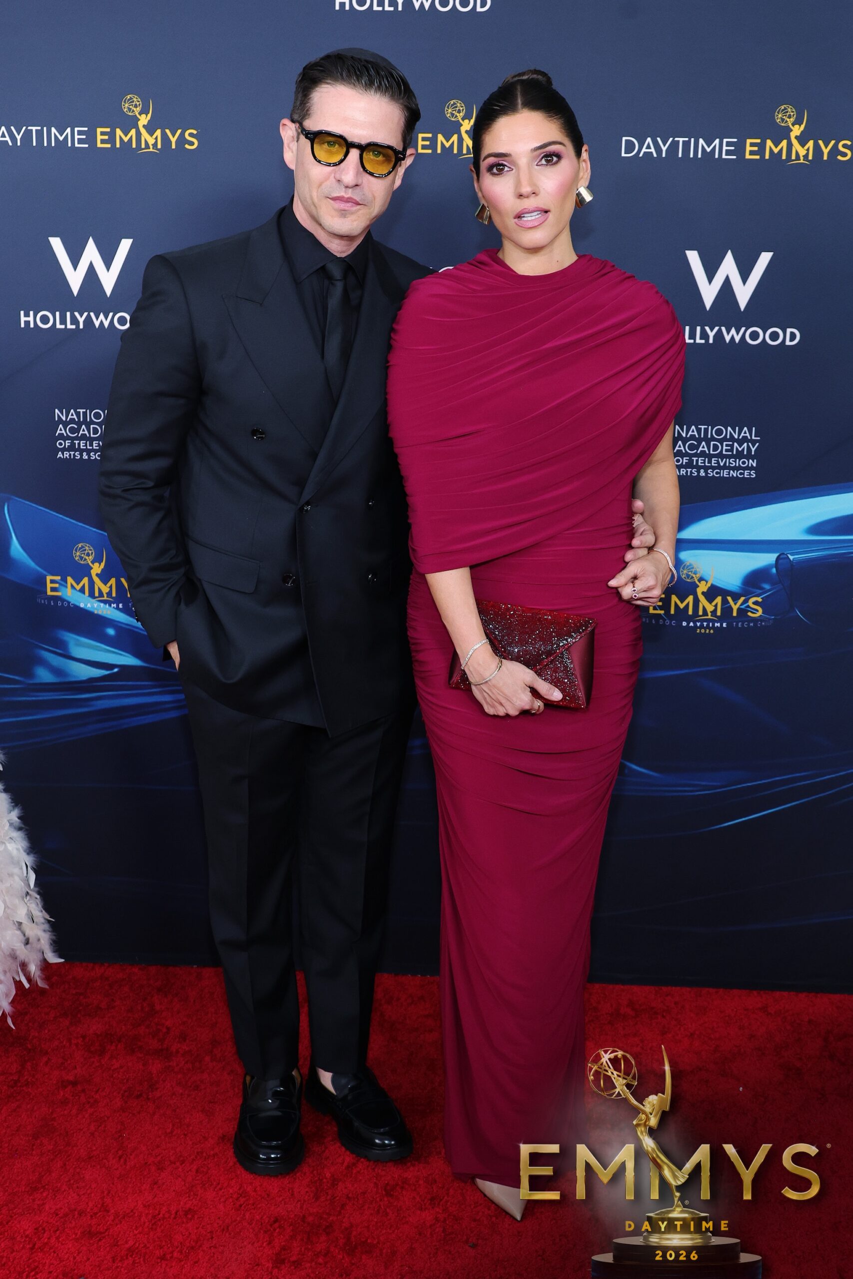 Amanda Setton and Ryan Lynn at the 2026 Daytime Emmys