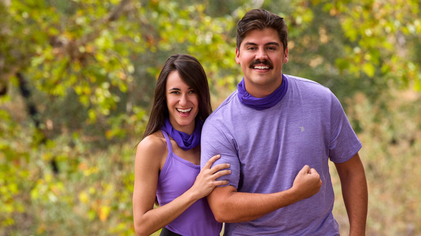 Erin Taylor and Javi Vintimilla, from the CBS Original Series THE AMAZING RACE