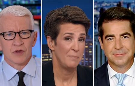 Anderson Cooper, Rachel Maddow, Jesse Watters