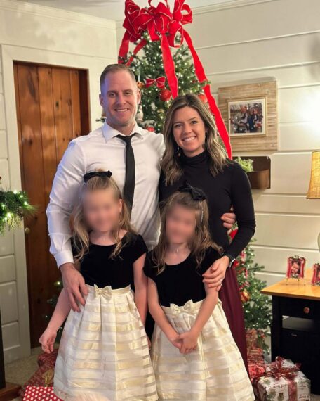 Caleb Flynn and Ashley Flynn and family