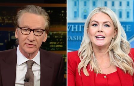 Bill Maher and Karoline Leavitt
