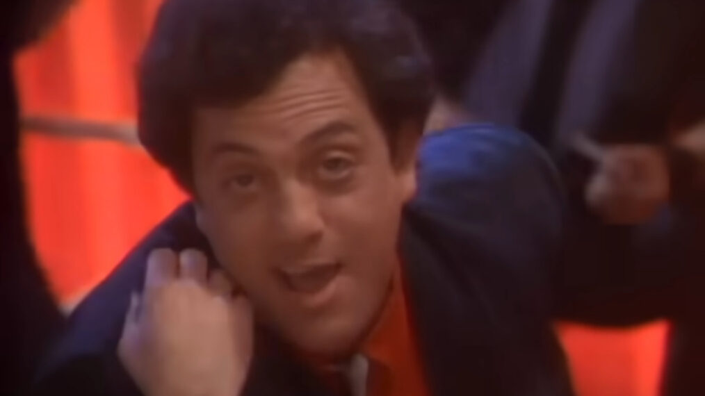 Billy Joel in his "Keeping the Faith" music video