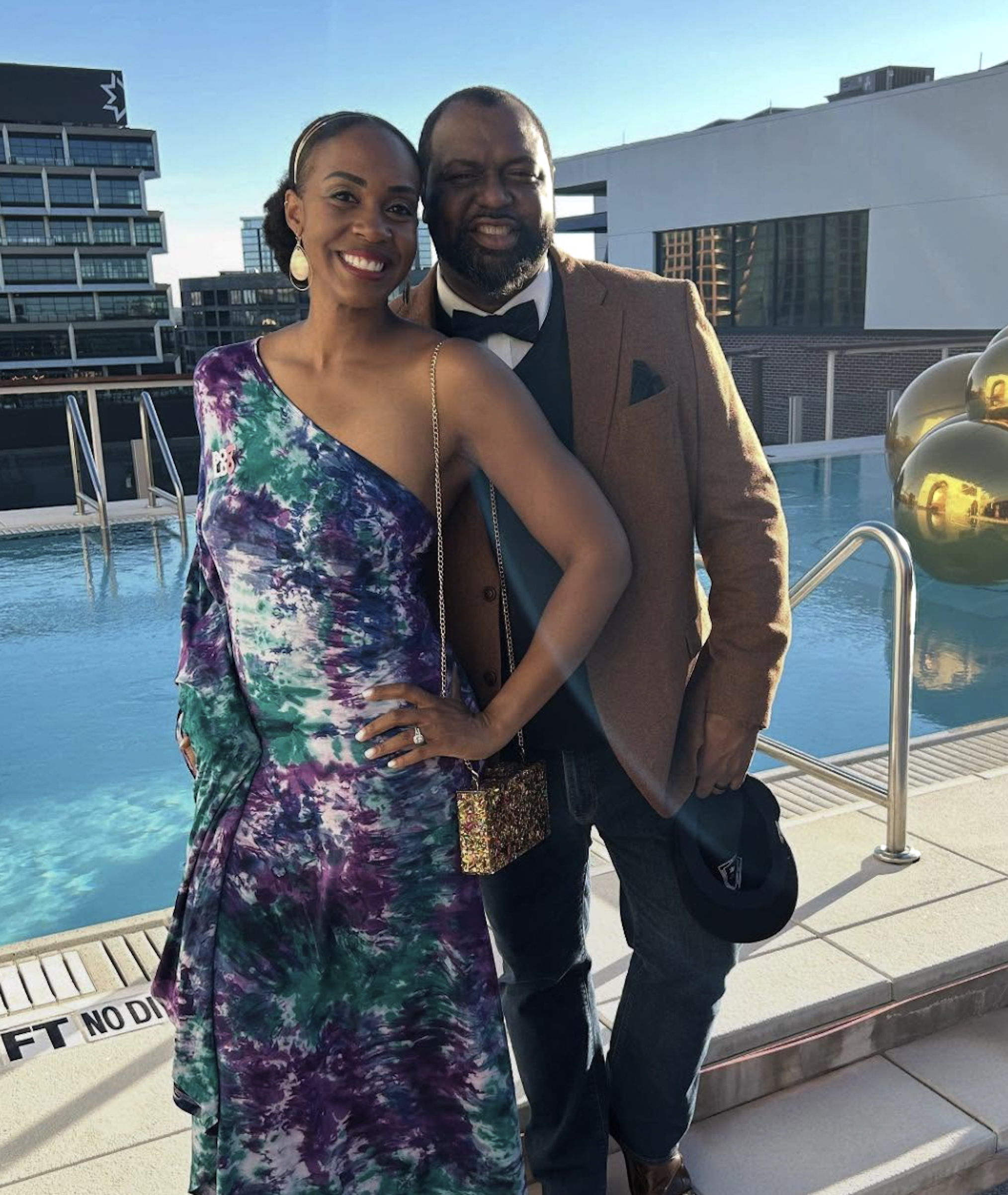 Blayne Alexander and husband James Bailey