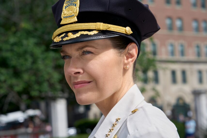 Maggie Lawson as Sarah Silver in the 'Boston Blue' Season 2 premiere