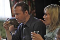 Donnie Wahlberg and Amy Carlson in the 'Boston Blue' pilot