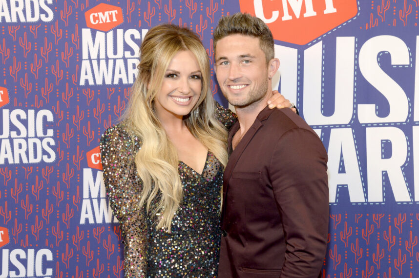 Carley Pearce and Michael Ray attend the 2019 CMT Music Awards at Bridgestone Arena