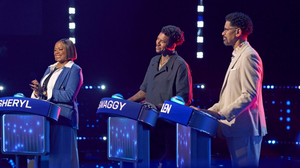 CELEBRITY WEAKEST LINK: L-R: Sheryl Swoopes, Nick Young and Jalen Rose in the CELEBRITY WEAKEST LINK “Ballers” Season Premiere episode airing Monday, Oct. 5 (9:01-10:00 PM ET/PT) on FOX. © 2026 Fox Media LLC