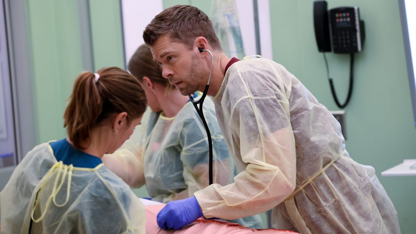 Luke Mitchell as Dr. Mitch Ripley — 'Chicago Med' Season 12 Premiere 'Shots Fired'