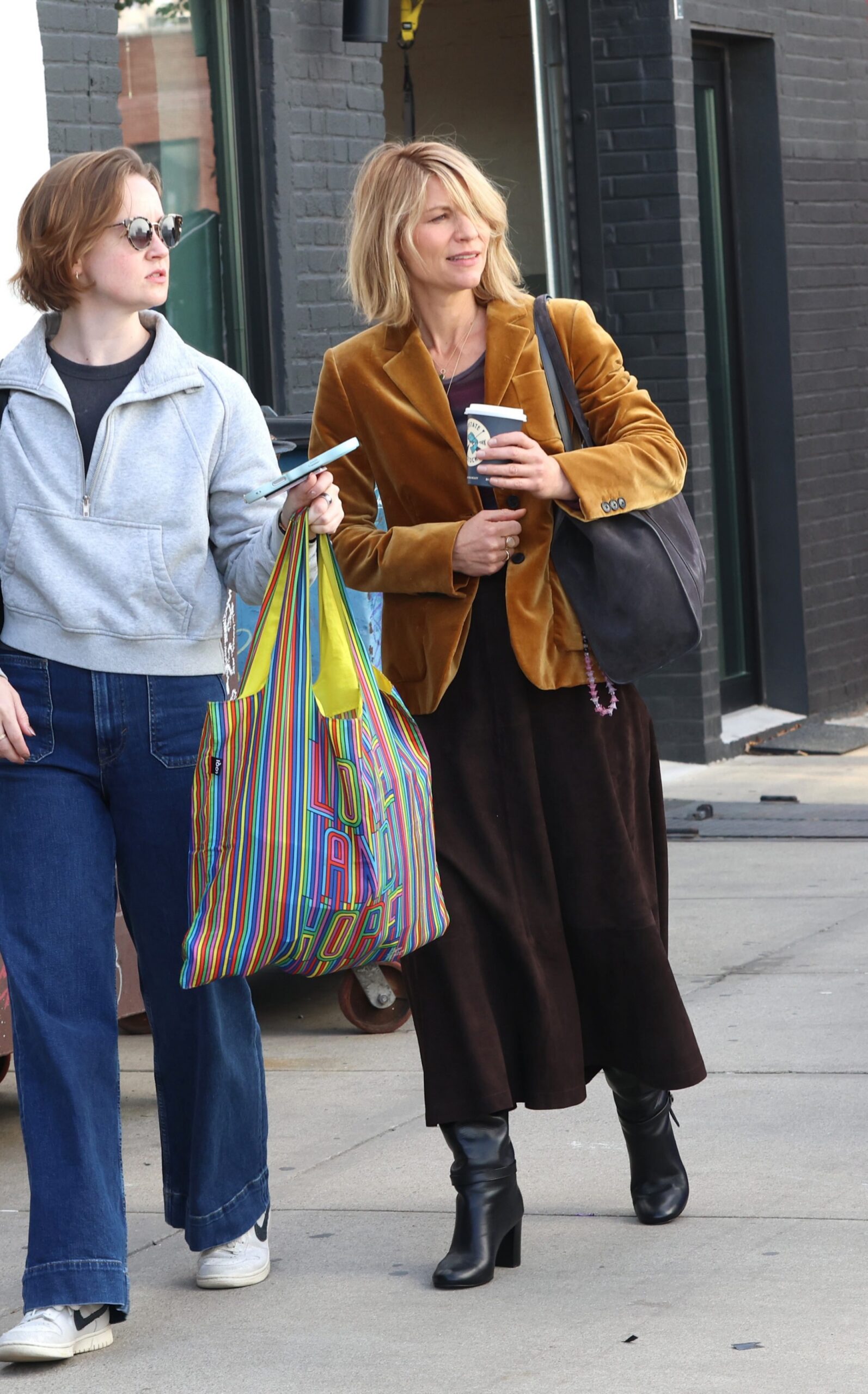 Claire Danes is seen at 