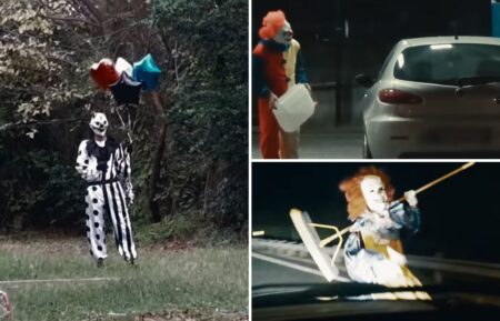 Views of clowns in Hulu's 'Clown Panic'