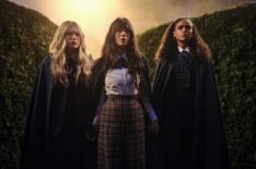 Ora Duplass, Malina Weissman, Jordan Leftwich in 'Coven Academy'