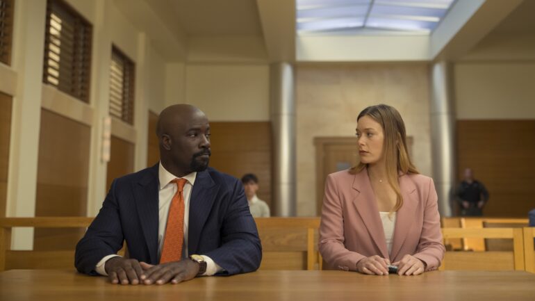 Mike Colter as Michael Price and Rachel Keller as Olivia Siffre — 'Cupertino'