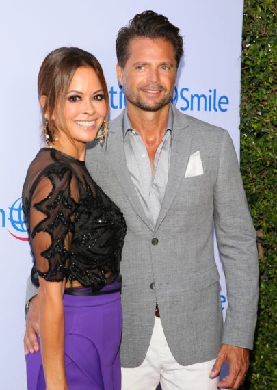 Brooke Burke and David Charvet attend Operation Smile's Annual Smile Gala on September 9, 2017