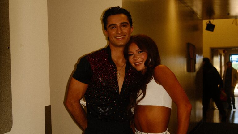 Ezra Frech and Hailey Bills