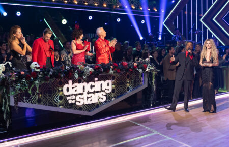 CARRIE ANN INABA, DEREK HOUGH, SHIRLEY BALLAS, BRUNO TONIOLI, ALFONSO RIBEIRO, JULIANNE HOUGH