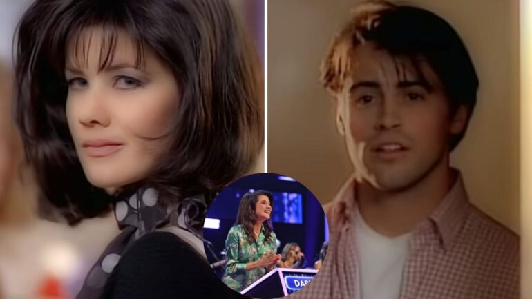 (left) Daphne Zuninga and (right) Matt LeBlanc in Bob Seger's 