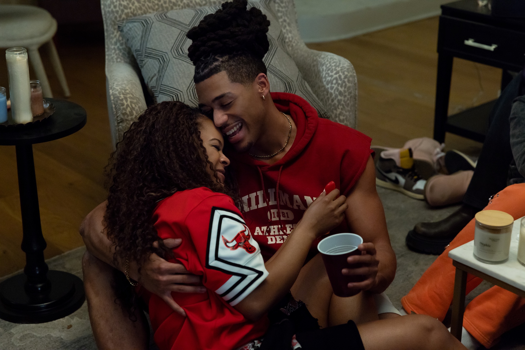 Cornell Young IV as Shaquille, Maleah Joi Moon as Deborah in 'A Different World'