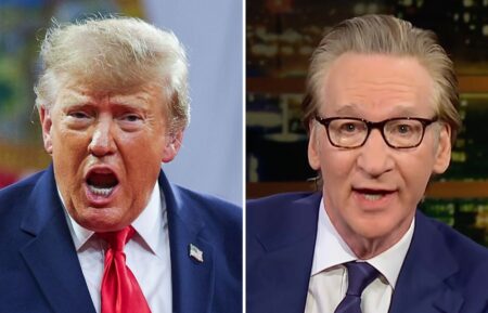 Donald Trump and Bill Maher