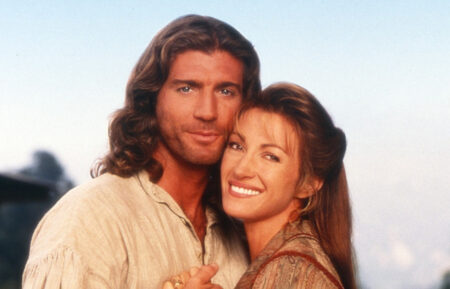 DR. QUINN, MEDICINE WOMAN, from left: Joe Lando, Jane Seymour, 1993-1998.