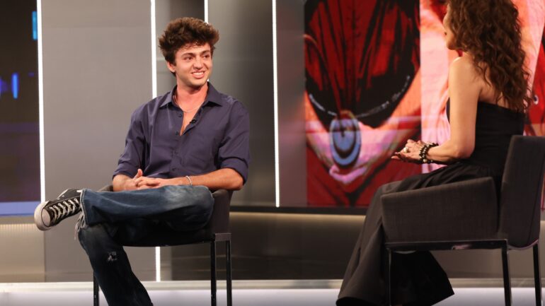 Drew Campbell and Julie Chen Moonves of 'Big Brother'