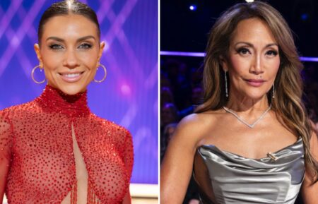Jenna Johnson and Carrie Ann Inaba