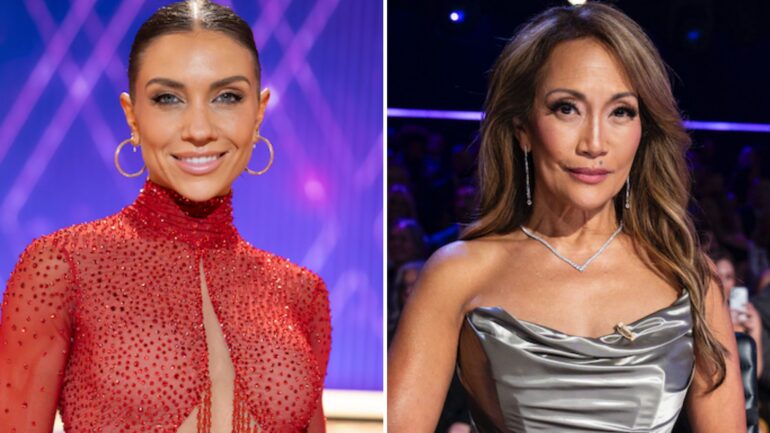 ‘DWTS’ Jenna Johnson & Carrie Ann Inaba Share Sweet Moment After Val’s Controversy