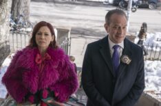 Carrie Preston as Elsbeth Tascioni and Danny Mastrogiorgio as Detective Smullen in 'Elsbeth'
