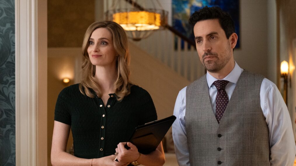 Allegra Edwards as Liz and Ed Weeks as Charles — 'Eternally Yours'